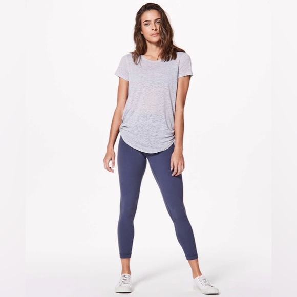 LULULEMON Round Two Tee Burnout - Silver Fox - Picture 3 of 7